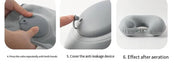 Inflatable Velvet Travel Neck Pillow