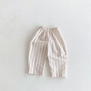 Kids Cartoon Print Summer Trousers