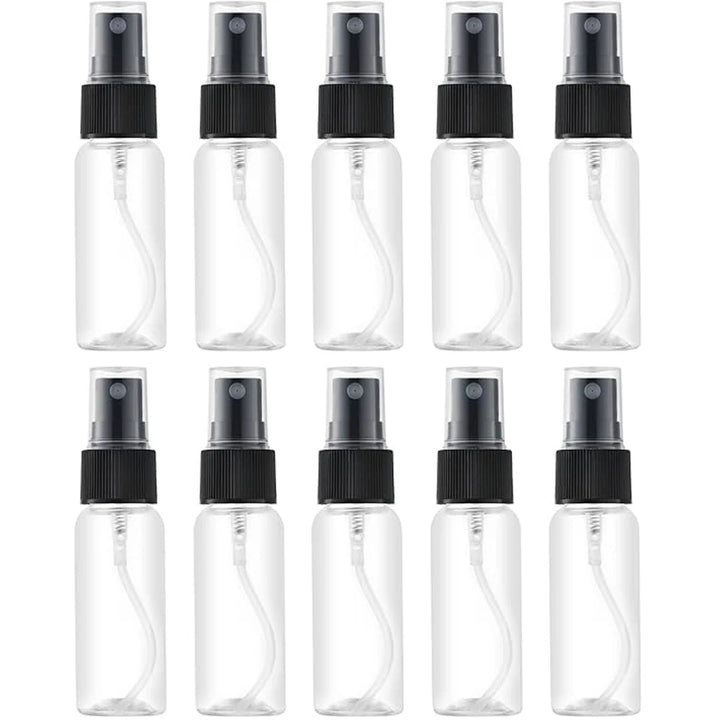 Plastic Refillable Spray Bottles — 30 mL, Selected 5- or 10-Piece Pack