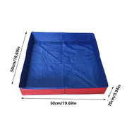 Dog Kiddie Pool PVC Square Shaped Folding Dog Bath Pool Non Inflatable Save Space small pet bathtub For Puppy Cats Pet Supplies