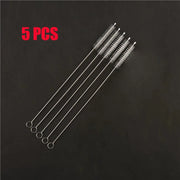 Nylon Straw-Cleaning Brushes with Steel Handles — Selected Pack or Set