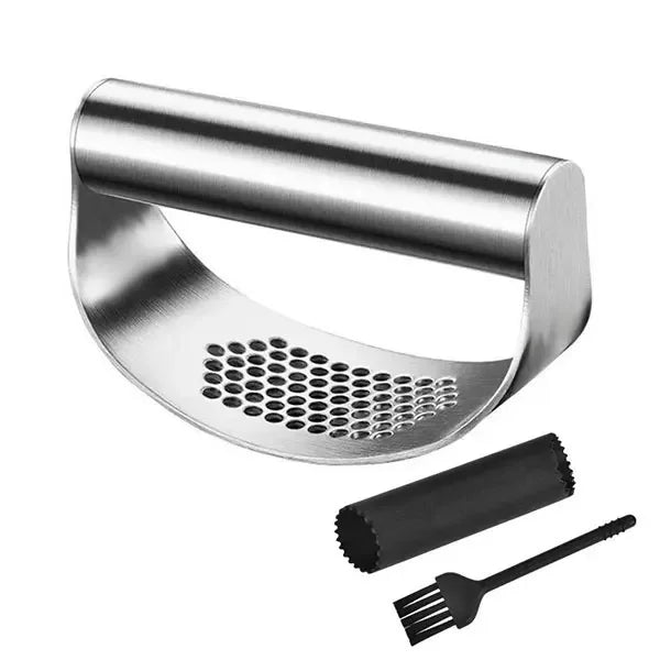 Stainless Steel Garlic Rocker Press