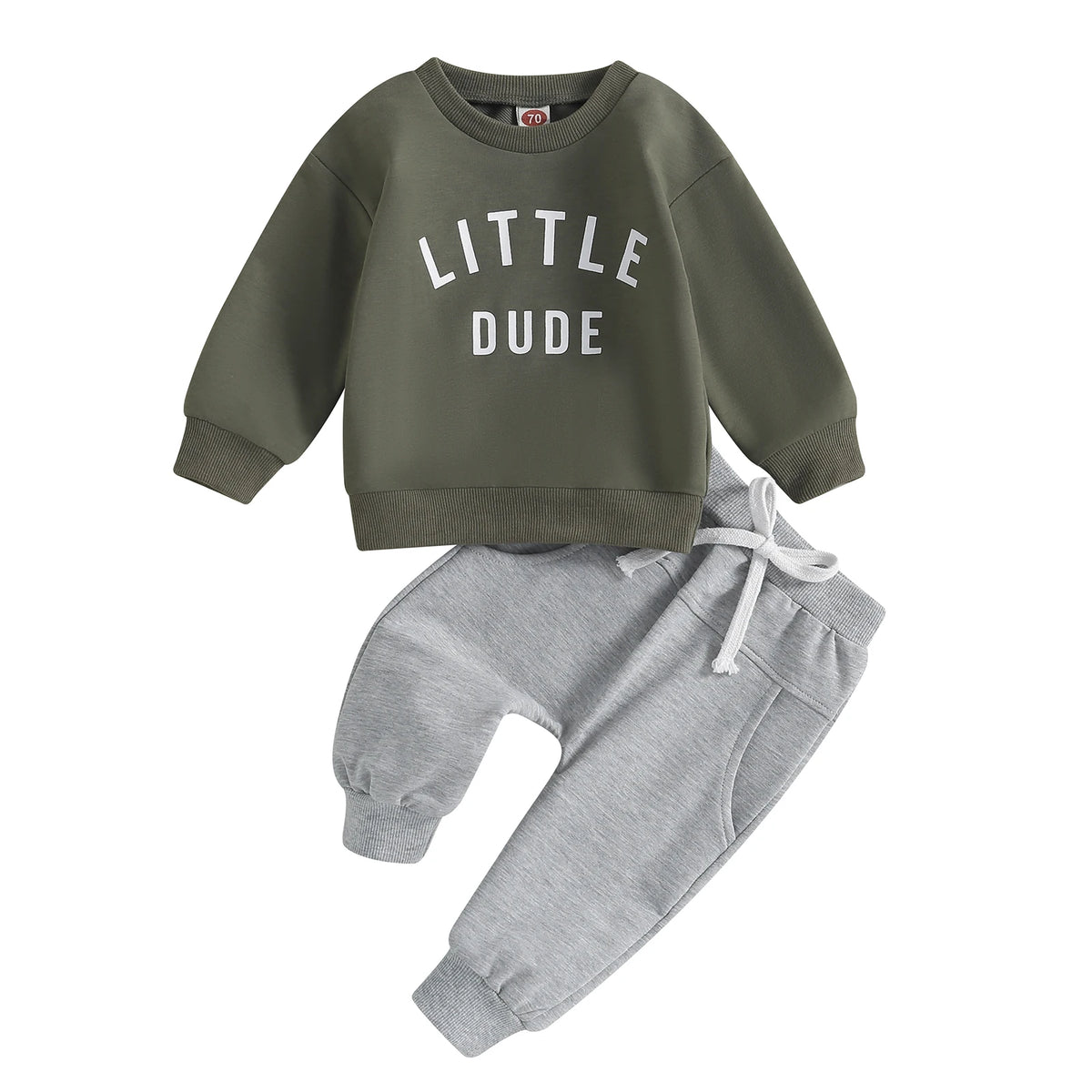 Citgeett Autumn Toddler Boys Fall Outfits Letter Print Long Sleeve Sweatshirts and Pants Spring Clothes Set