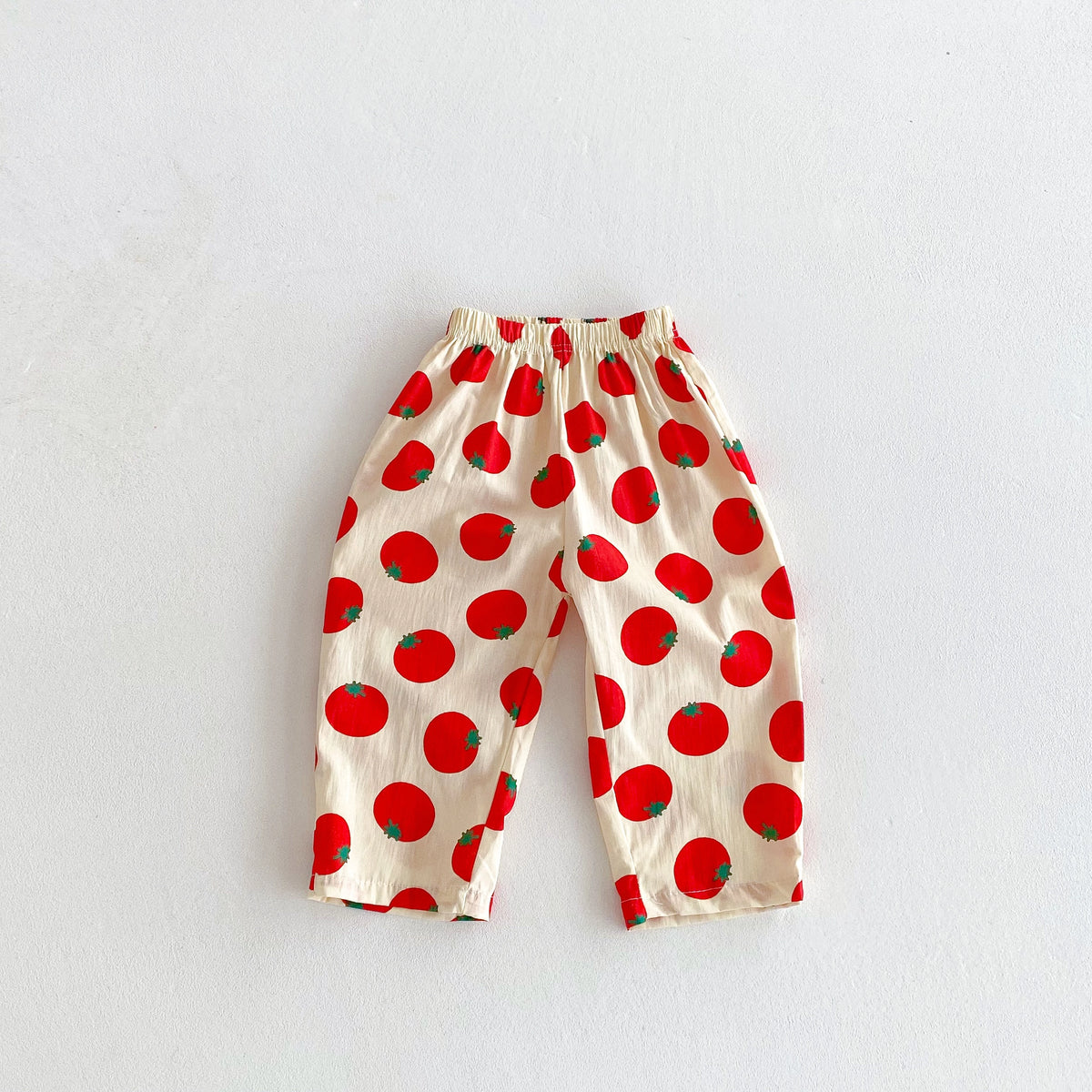 Kids Cartoon Print Summer Trousers