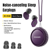 Essager Noise Cancelling Ear Plugs for Sleeping Anti-Noise Hearing Protection Soft Silicone Earplug for Sleep Work Study Travel