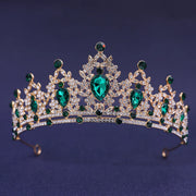Luxury Elegant Princess Bridal Crystal Tiara Crown For Women Silver Color Diadem Veil Tiaras Wedding Hair Accessories Headpieces