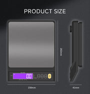 Rechargeable Stainless Steel Digital Kitchen Scale