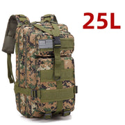 Unisex Oxford Hiking Backpack — MOLLE Webbing, 25L or 50L