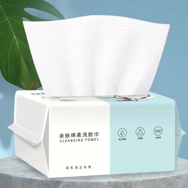 Soft Disposable Facial Cleansing Wipes — 100 Count