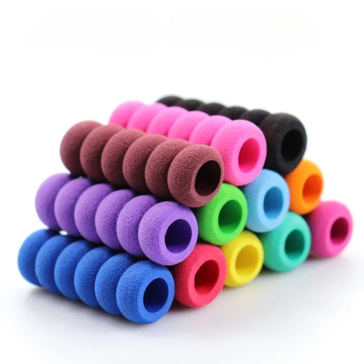TWBEB NBR Foam Pencil Grips — 30 Pieces, Random Mixed Colors