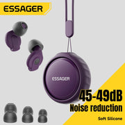 Essager Noise Cancelling Ear Plugs for Sleeping Anti-Noise Hearing Protection Soft Silicone Earplug for Sleep Work Study Travel