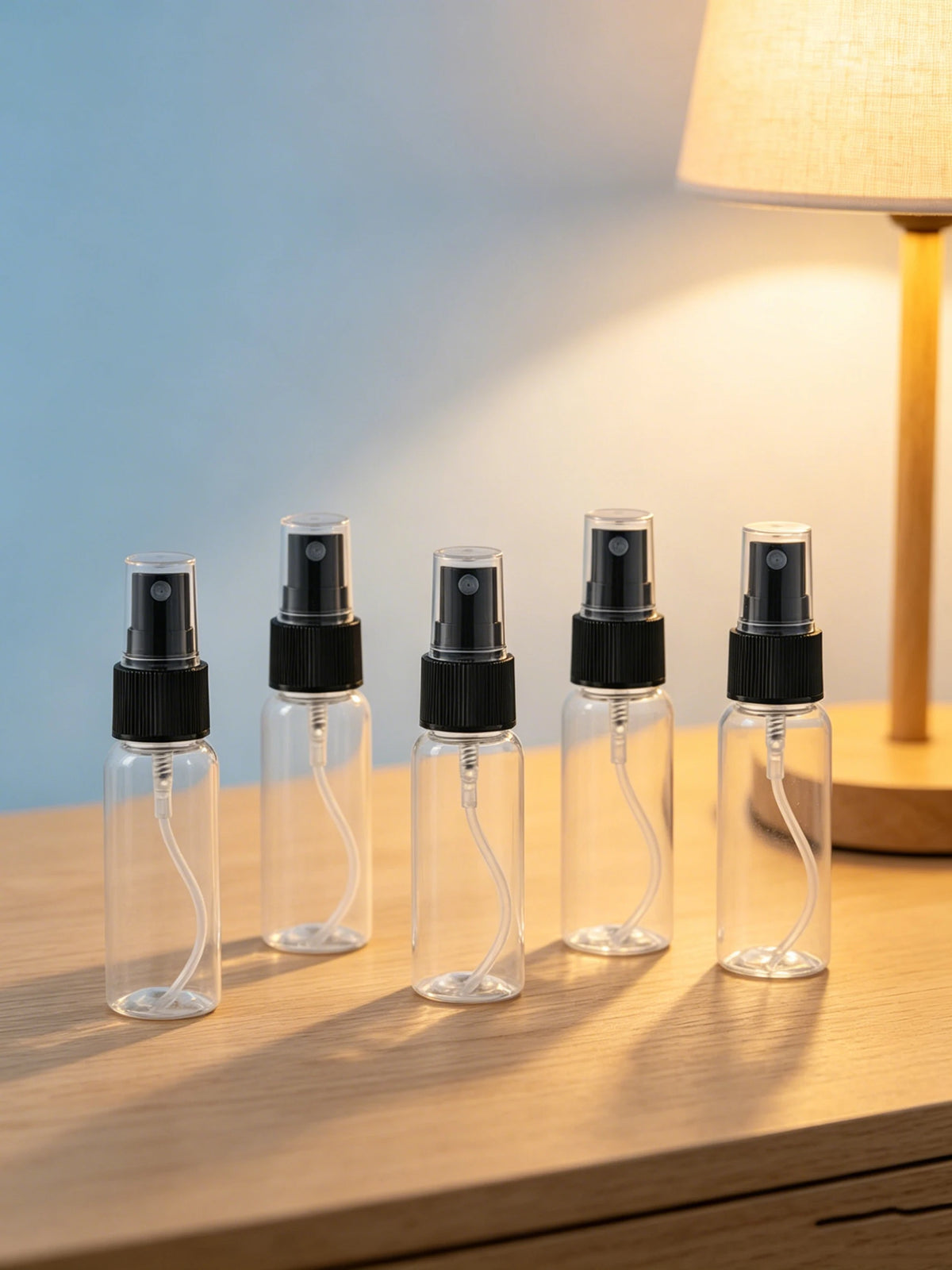Plastic Refillable Spray Bottles — 30 mL, Selected 5- or 10-Piece Pack