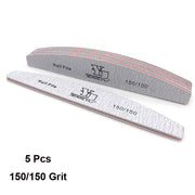 Abrasive Nail File Set — 5 Pieces, Selected Shape and Grit
