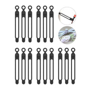 Reusable Silicone Cable Ties — Selected Color and Pack