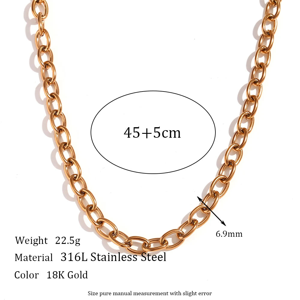 E.B.belle Gold Plated Chain Jewelry