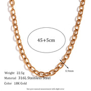 E.B.belle Gold Plated Chain Jewelry