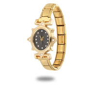 New Vintage Men Women's High Quality Oval Shape Stainless Steel Watch Bracelet Fit 9mm DIY Italian Charm Bangle Jewelry Gifts