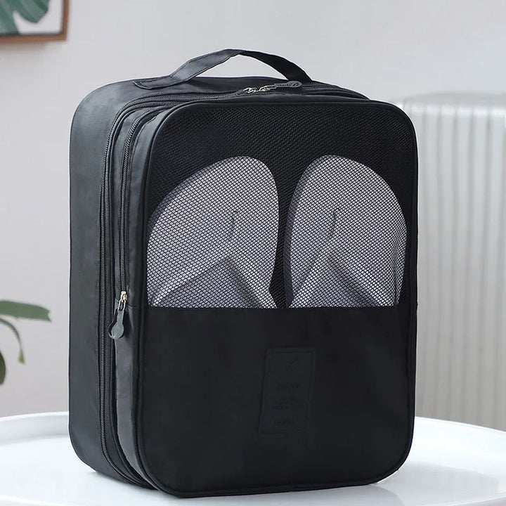 Oxford-Fabric Travel Shoe Organizer Bag — 1 Piece