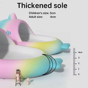 Colour Kids  SlippersShark Cartoon Soft Sole SlipperWome Man Bathroom Sandal EVA Non-slip Children Shoes Sandals Flip Flops