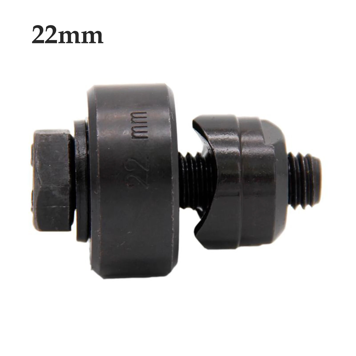 Hole Punch Knockout Die and Punch Set Hole-Cutting Hole Free of Burrs Homebrew Kettle/Keg Tool Works for Stainless Alu Plastic
