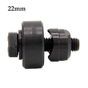 Hole Punch Knockout Die and Punch Set Hole-Cutting Hole Free of Burrs Homebrew Kettle/Keg Tool Works for Stainless Alu Plastic