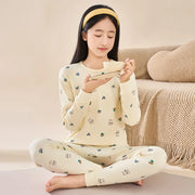 Teens Pajamas Long Sleeves 100% Cotton Pyjamas Big Kids Clothes Sets Children Boys Sleepwear Pajamas For Girls 10 12 14 16 Years