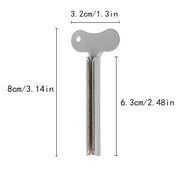 5pcs Stainless Steel Toothpaste Squeezer Facial Cleanser Toothpaste Dispenser Squeezer Tube Tools Metal Bathroom Accessories