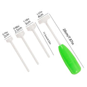 PP/ABS Vegetable Corer Kit — 4 Cutter Sizes, 1 or 2 Sets