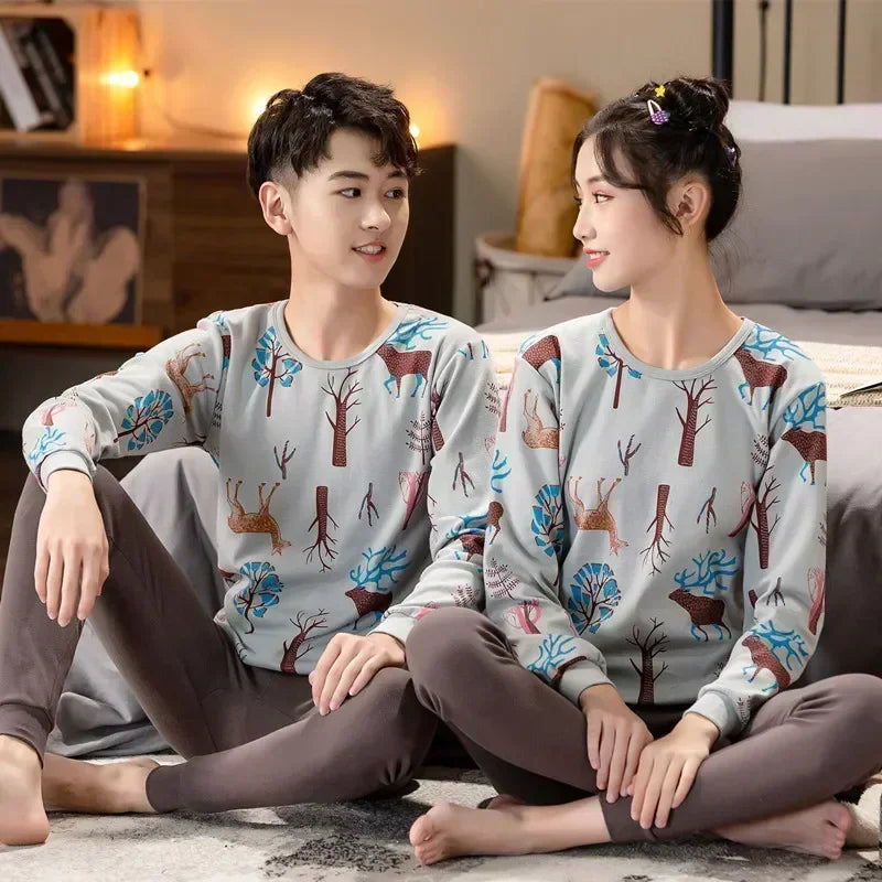 Teens Pajamas Long Sleeves 100% Cotton Pyjamas Big Kids Clothes Sets Children Boys Sleepwear Pajamas For Girls 10 12 14 16 Years