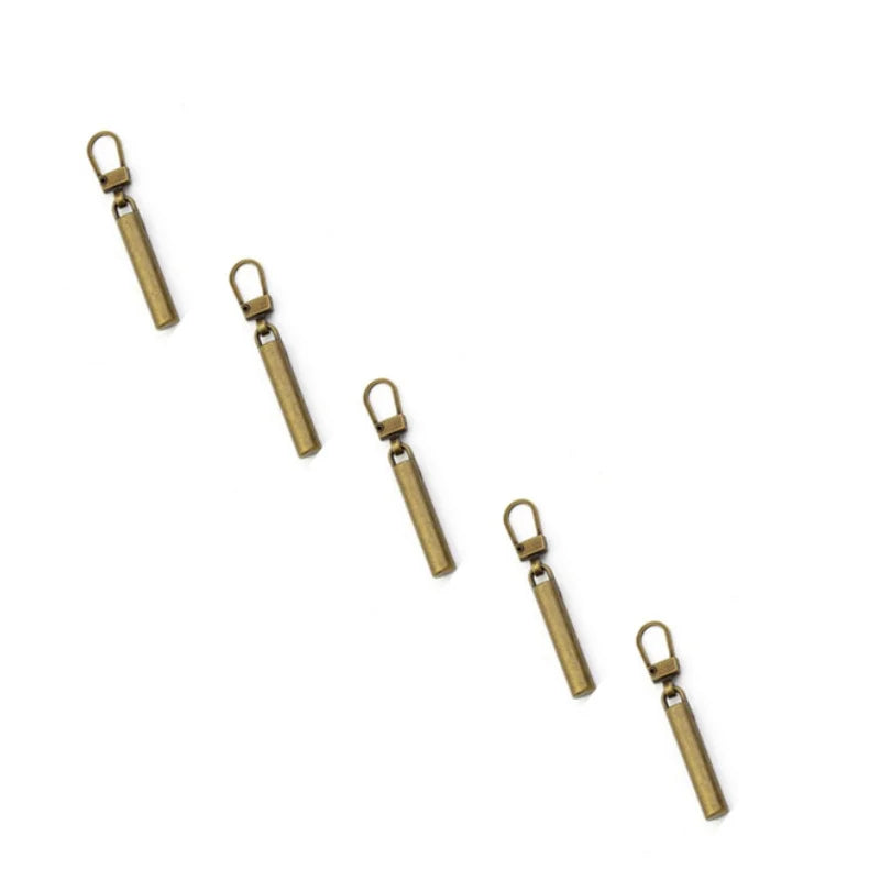 Replacement Zipper Pull Tabs — Selected Style, 5- or 10-Piece Pack