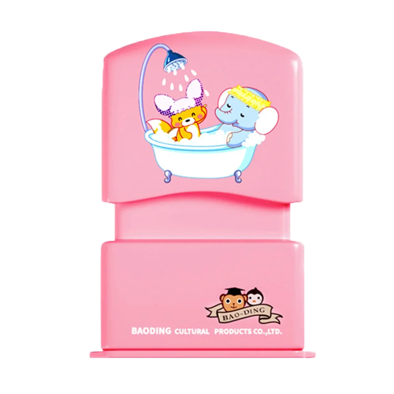 Customized Name Stamp Paints Personal Student Child Baby Engraved Waterproof Non-fading Kindergarten Cartoon Clothing Name Seal