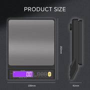 Rechargeable Stainless Steel Digital Kitchen Scale