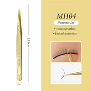 GLAMLASH ESD ST SA Series Anti-static Eyelash Extension Tweezer Curved Lash Tweezer Straight Tip Tweezer Makeup Tool