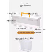 Transparent Parts Organizer Box — Single Box or 7-Piece Configuration