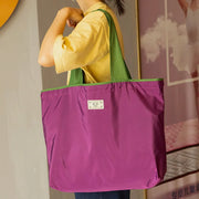 Foldable Nylon Drawstring Shopping Bag — Selected Size and Pack
