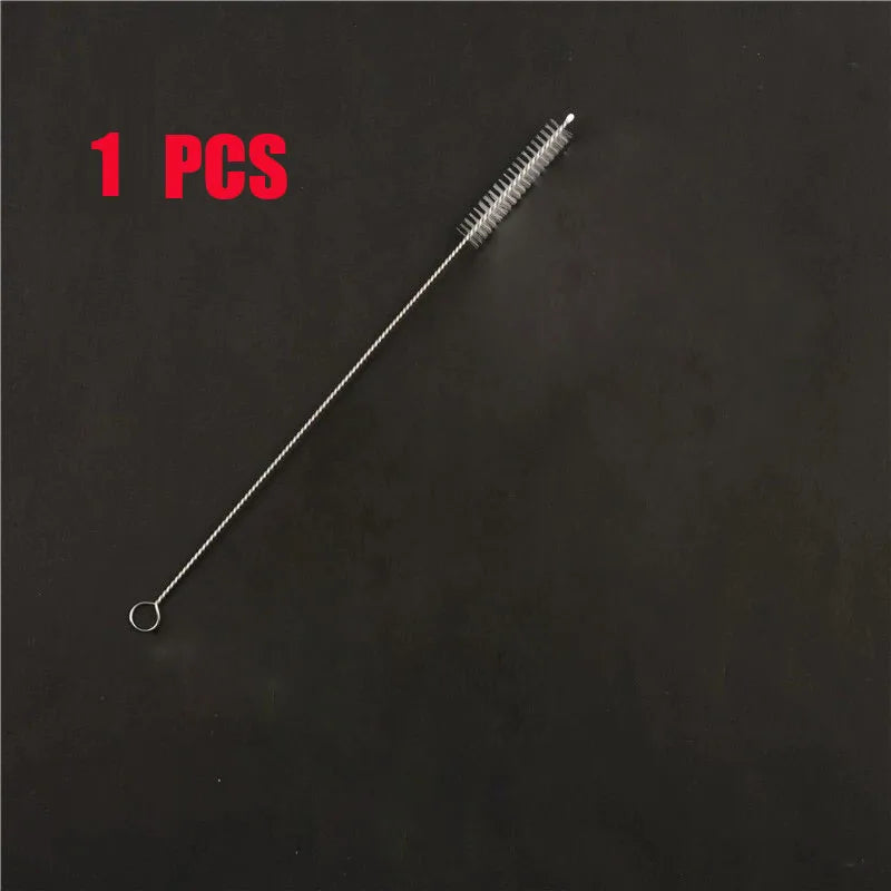 Nylon Straw-Cleaning Brushes with Steel Handles — Selected Pack or Set