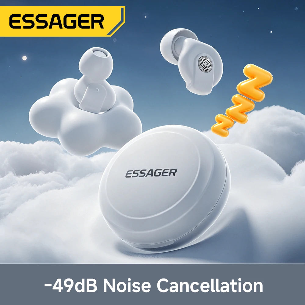 Essager Noise Cancelling Ear Plugs for Sleeping Anti-Noise Hearing Protection Soft Silicone Earplug for Sleep Work Study Travel