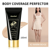 100ml Body Leg Concealer Waterproof Anti Transfer Cover Tattoo Scar Varicose Veins Even Skin Tone Wheat Tan Foundation