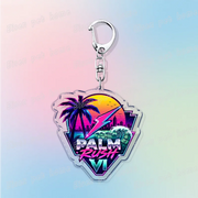 Classic Game Vice City Keychains for Accessories Bag Charm San Andreas Pc Games  Lovers Keyring Jewelry Fans Gifts