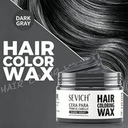 Silver White Temporary Hair Color Wax Pomade Disposable Hair Coloring Mud Natural Washable Hair Styling Clay for Men Girls Women