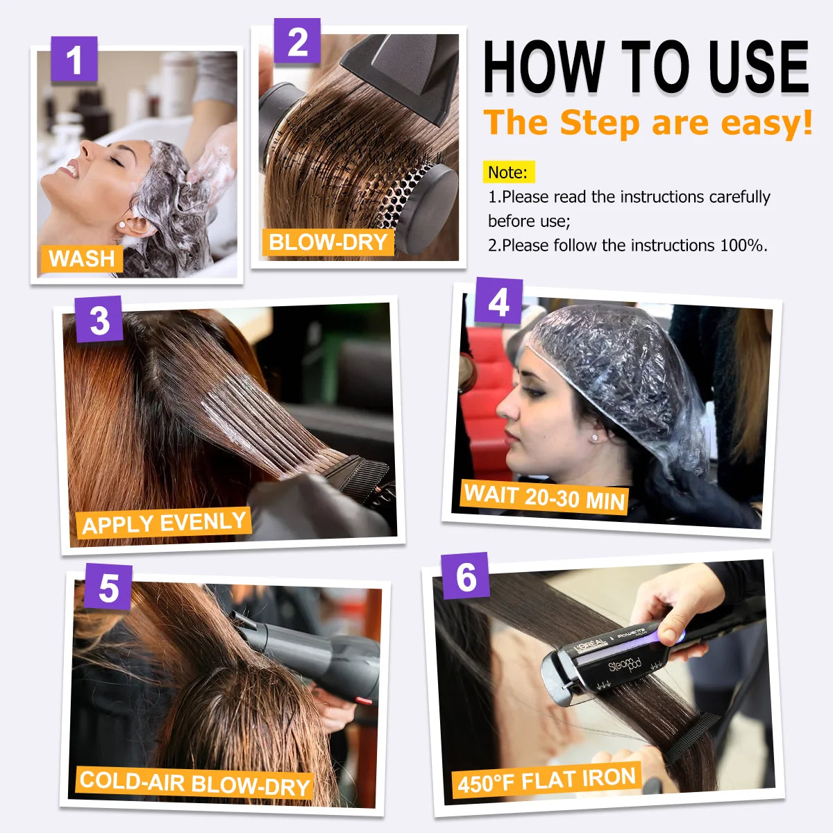 PURC Brazilian Keratin Treatment Set
