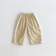 Kids Cartoon Print Summer Trousers