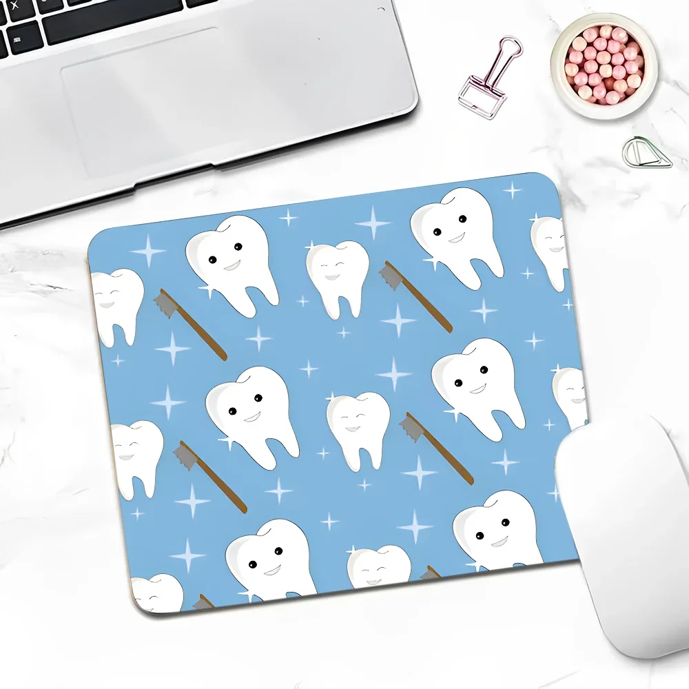 Dentist Dental DIY Desktop, Cute Mouse Pad, Extended Game Accessories, Writing Pad Writing Table Pad Kawaii Desk Mat