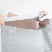 Fiberglass Window Screen with Hook-and-Loop Edging — Gray, Selected Size