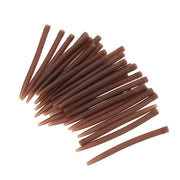 30/50/100pcs 54mm Anti Tangle Rubber Sleeves Connect with Fishing Hook Carp Coarse Fishing Tackles Outdoor Fishing Accessories