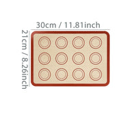 Silicone Pastry Preparation Mat — 1 Piece, Selected Size