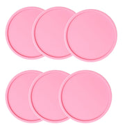Reusable Silicone Drink Coasters — 5 or 6 Pieces