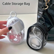Clear Zipper Travel Pouch with Clip — Selected 1- or 2-Piece Pack