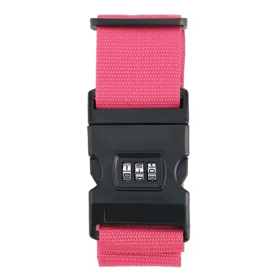Adjustable Nylon Luggage Strap with Combination Buckle — 1 Piece
