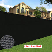 Green Fence Privacy Screen Windscreen Cover Fabric -Backyard Privacy Fence, Balcony Deck Privacy Screen with Bindings & Grommets